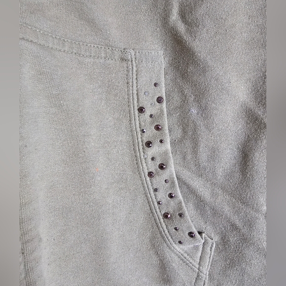 Women's Harley Davidson Embroidered Full-Zip Sweater in Green, Size XL - Picture 3 of 10